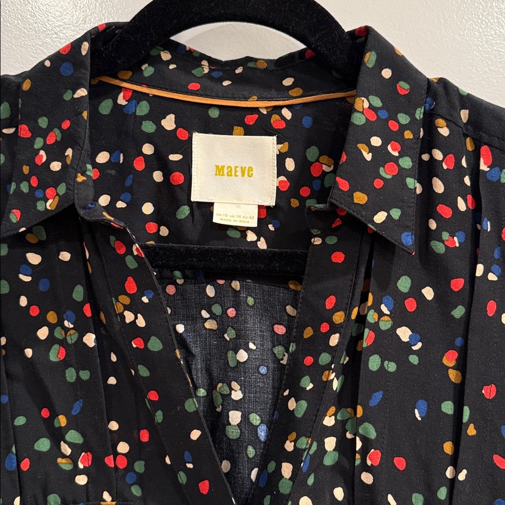 ♥️Flattering Anthropologie Maeve Multicolor Blouse♥️